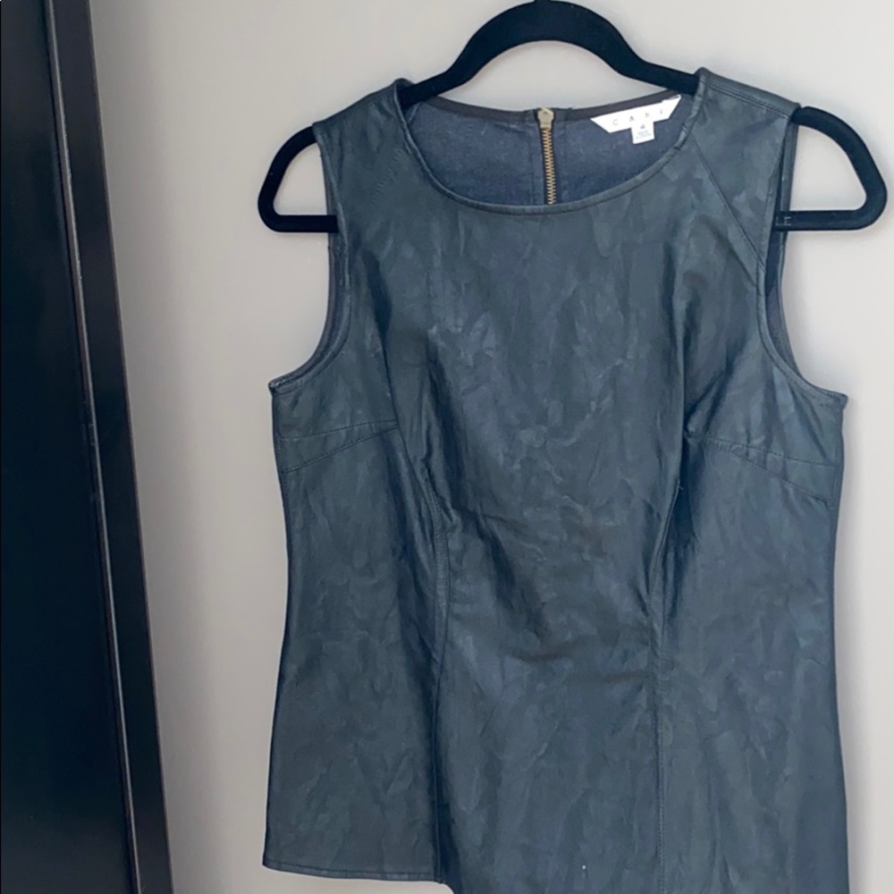 “Leather” top